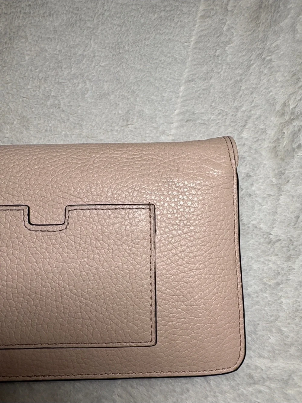 Kate Spade Pink Leather Flap Wallet